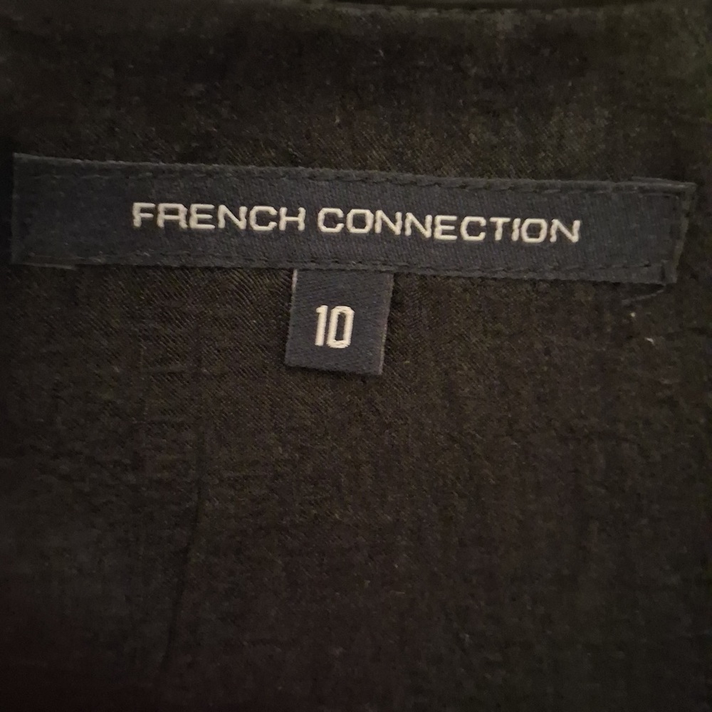 FRENCH CONNECTION Sequin Snake Print Drape Jacket/Blazer Women Size 10 - Picture 6 of 10